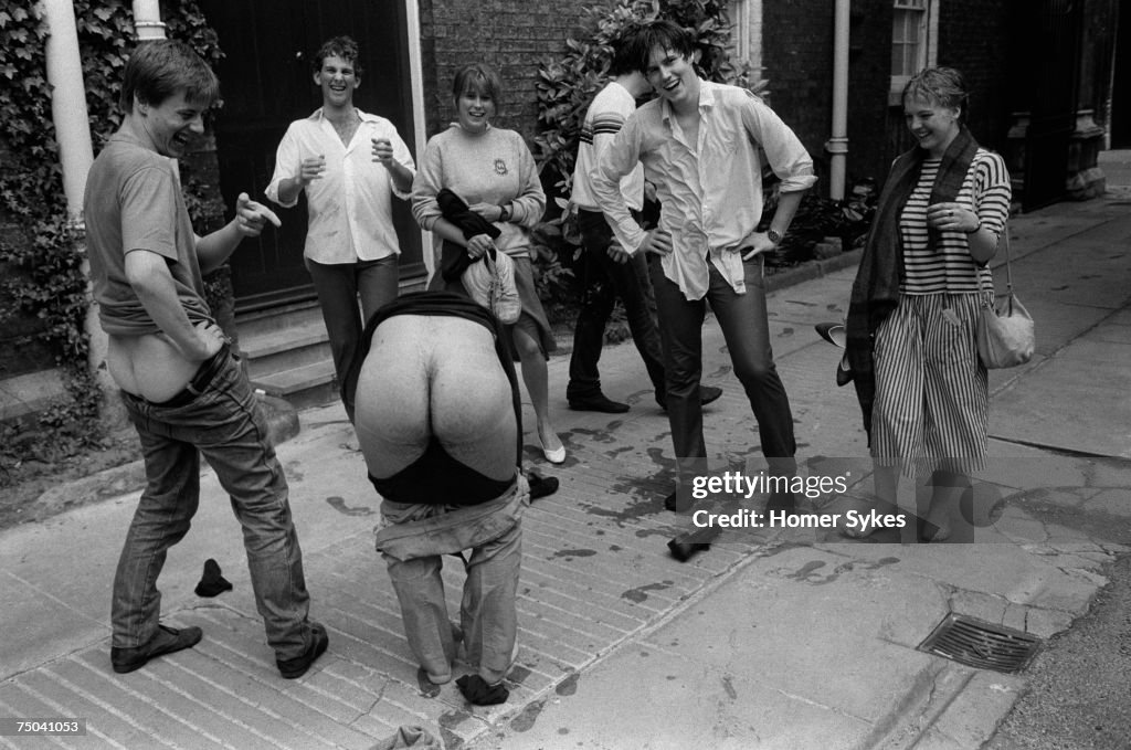 Mooning Students