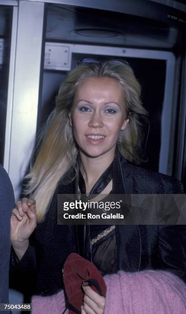Agnetha Faltskog of ABBA