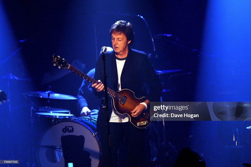 Sir Paul McCartney Plays At iTunes Festival