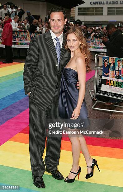 Freddie Prinze Jnr and Sarah Michelle Gellar during arrival of the UK premiere of 'Hairspray' July 05, 2007 in London, England