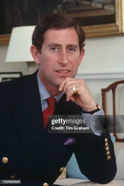 Prince Charles, Highgrove House in Doughton, Gloucestershire, 11th August 1982.