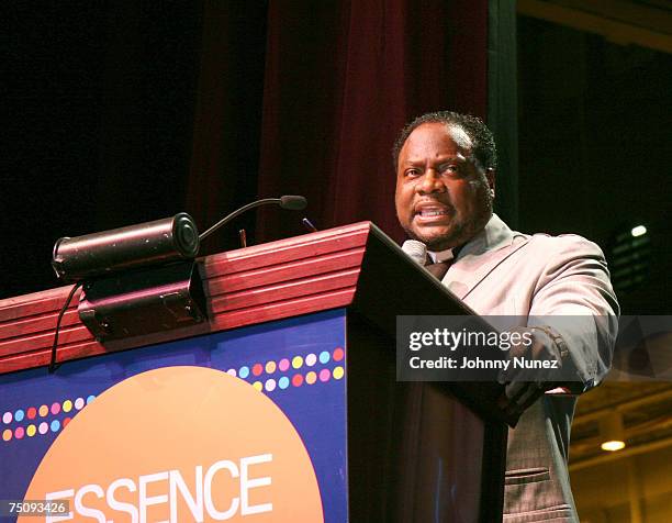 Bishop Eddie Long attends the 2007 Essence Music Festival at the Ernest N. Morial Convention Center on July 5, 2007 in New Orleans, Louisiana.