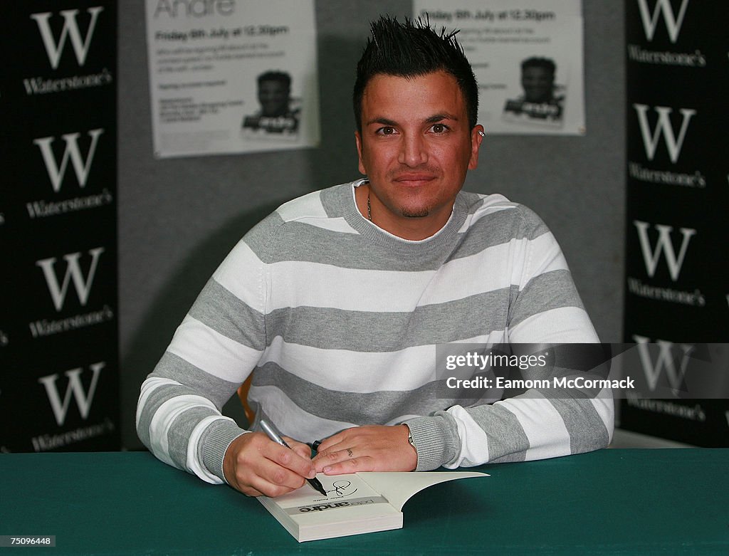 Peter Andre Signing His New Book ?All About Us? at Glades Shopping Centre