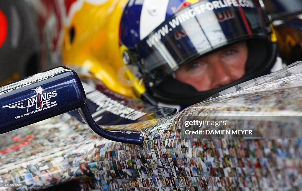 Scottish Red Bull driver David Coulthard...