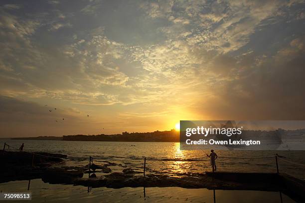 bondi beach in sydney,australia - wt1 stock pictures, royalty-free photos & images