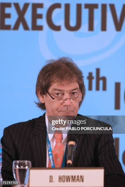 Guatemala City, GUATEMALA: Director General of WADA, David Howman gives a press conference on the third day of the 119th International Olympic...