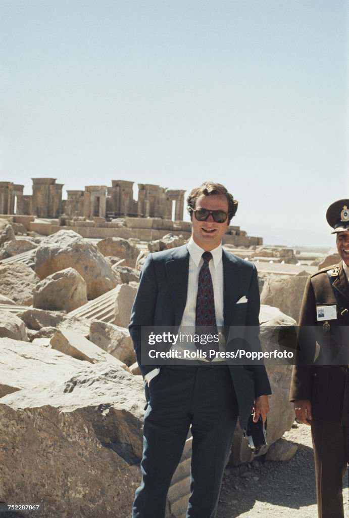 Prince Carl Gustaf Of Sweden In Iran