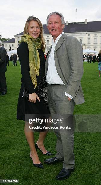 Juergen Fliege and daughter Johanna Fliege attend the summer reception of German President Horst Koehler at Bellevue Castle on July 6, 2007 in...