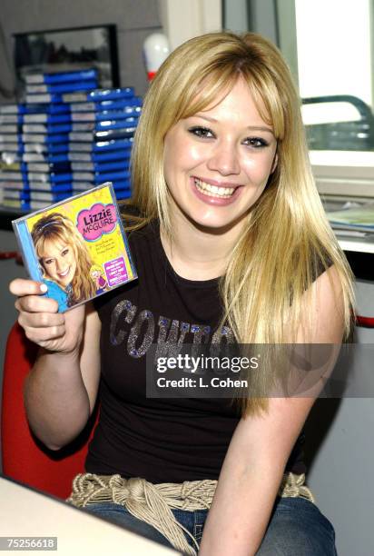 Hilary Duff, star of the Disney Channel's "Lizzie McGuire"