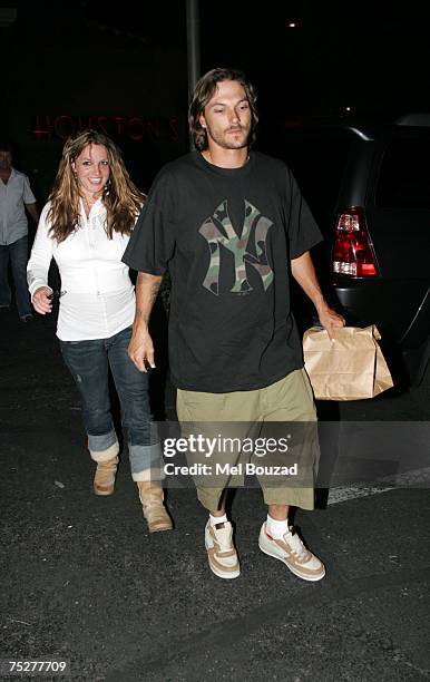 Britney Spears and Kevin Federline