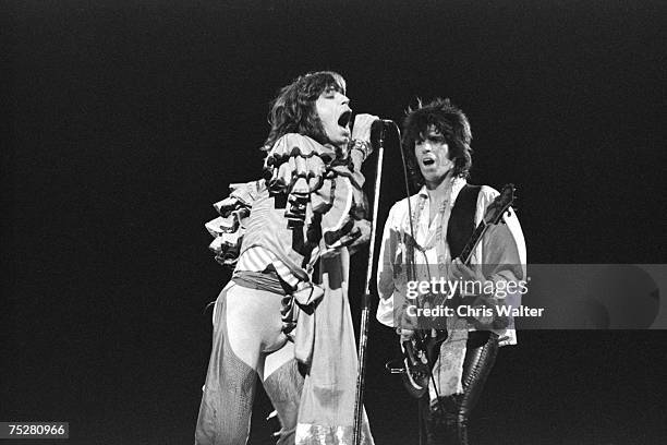 Mick Jagger and Keith Richards of the Rolling Stones, 1970s