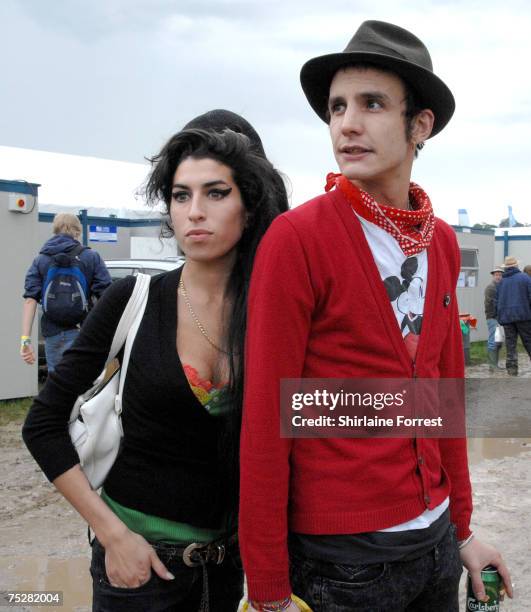 Amy Winehouse and husband Blake Fielder-Civil