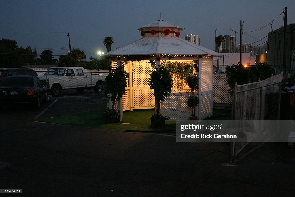 Couples Flock To Las Vegas For Lucky Wedding Day