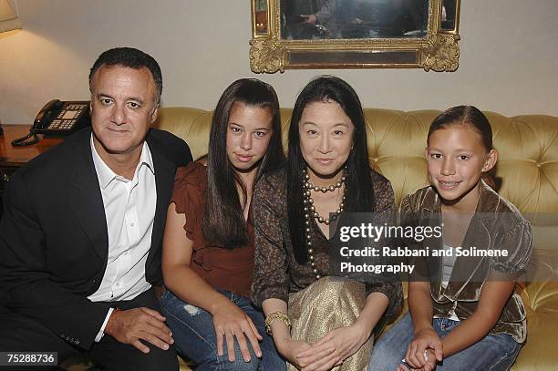 Arthur Becker, Cecilia Becker, Vera Wang and Josephine Becker