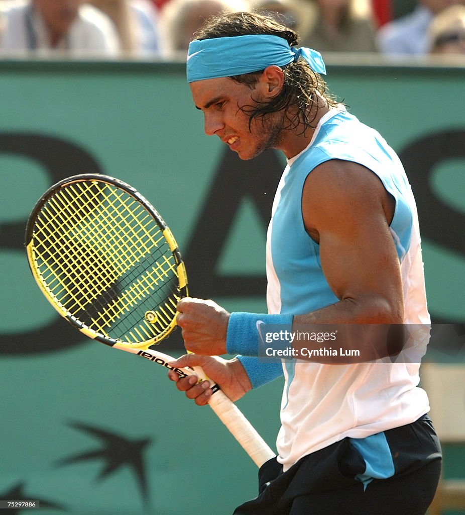 2007 French Open - Men's Singles - Final -  Roger Federer vs Rafael Nadal