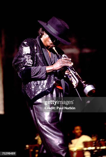 Miles Davis on 4/25/85 in New Orleans, La.