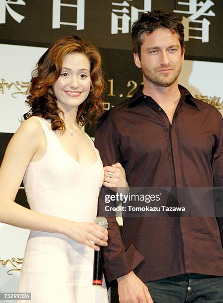 Emmy Rossum and Gerard Butler