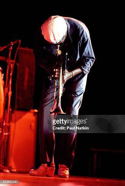 Miles Davis on 9/5/82 in Chicago, Il.