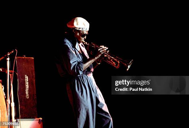 Miles Davis on 9/5/82 in Chicago, Il.