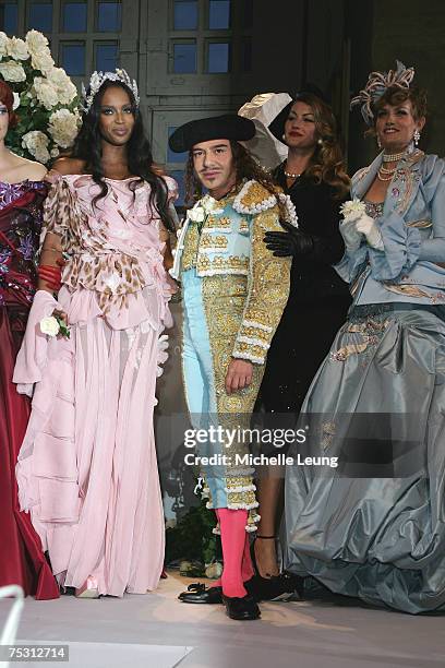 Model During The Dior Haute Couture Fallwinter 2008 On July 2 2007 In