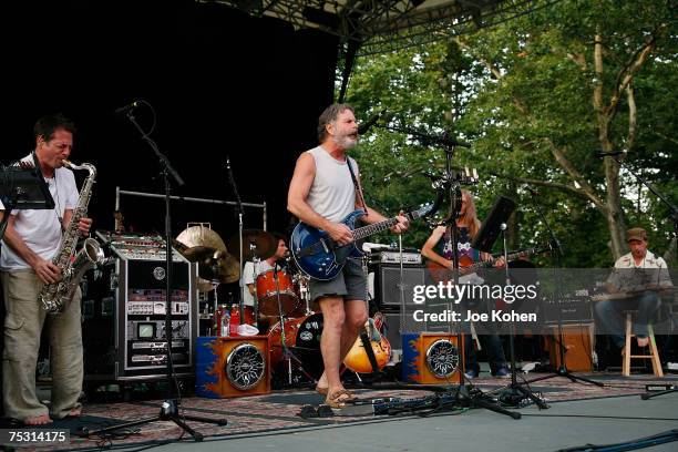 Musician Bob Weir & Rat Dog during the 2007 Central Park SummerStage performance by Bob Weir & Rat Dog Killer Williams on July 9, 2007 in New York...