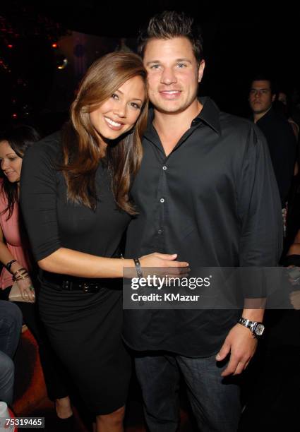 Vanessa Minnillo and Nick Lachey