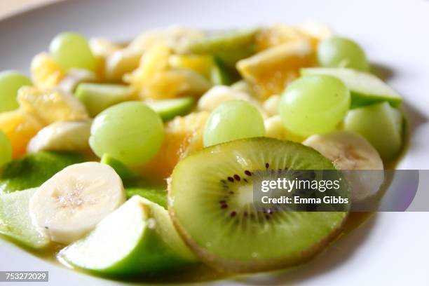 fruit salad - emma gibbs stock pictures, royalty-free photos & images