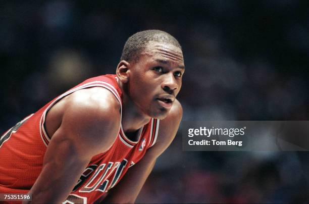 Chicago Bulls All-Star forward Michael Jordan file photos.