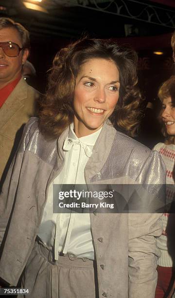 Karen Carpenter attends the "Popeye" premiere at Mann's Chinese Theatre in Hollywood, CA, 1980.