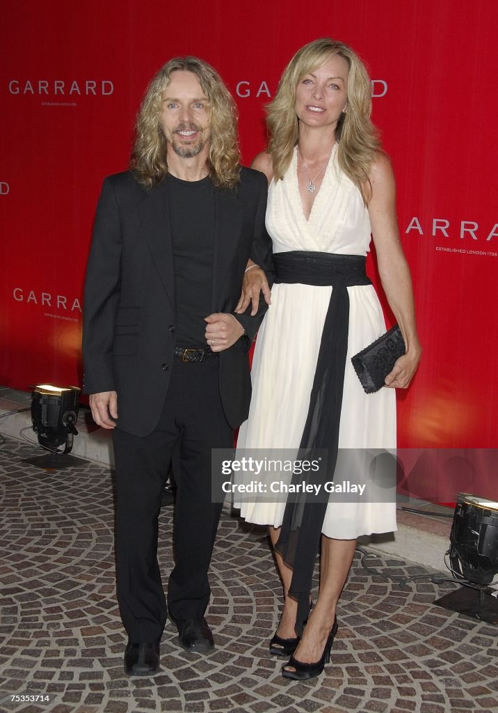 Musician Tommy Shaw and wife Jeanne Shaw pose at the celebration for ...