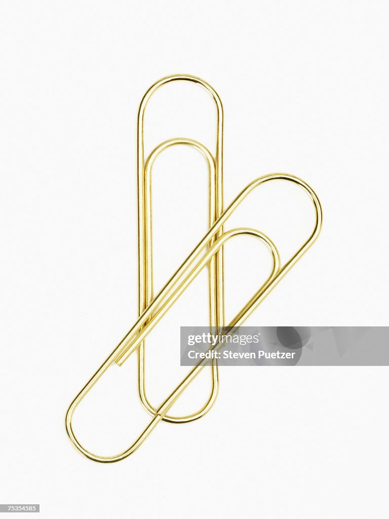 Using Two Paper Clips Two Paper Clips Closeup High-Res Stock Photo - Getty Images