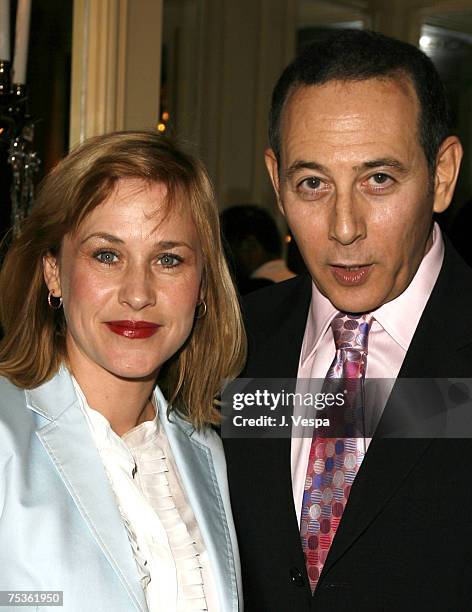 Patricia Arquette and Paul Reubens