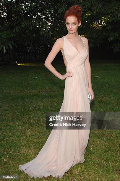 Lydia Hearst attends the Serpentine Gallery Summer Party 2007 held at the Serpentine Gallery, Hyde Park on July 11, 2007 in London.