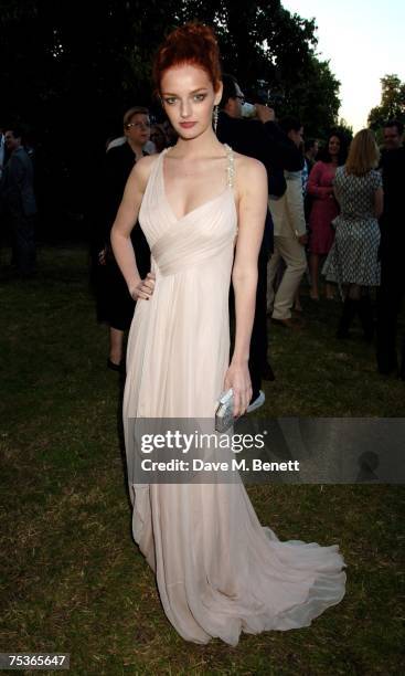 Lydia Hirst attends the Serpentine Summer Party, at The Serpentine Gallery on July 11, 2007 in London, England.