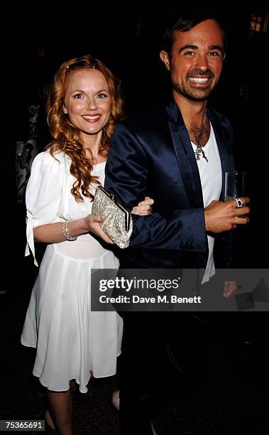 Evgeny Lebedev and Geri Halliwell attend the Serpentine Summer Party, at The Serpentine Gallery on July 11, 2007 in London, England.