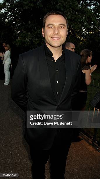 David Walliams attends the Serpentine Summer Party, at The Serpentine Gallery on July 11, 2007 in London, England.