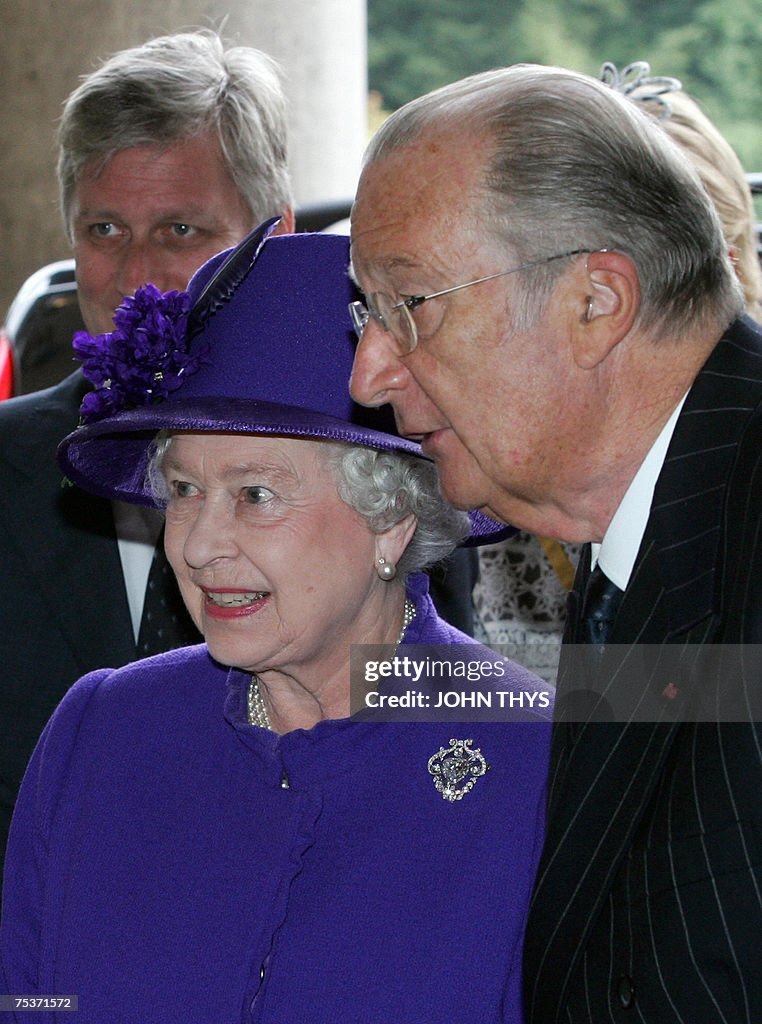 Belgium's King Albert II welcomes Britai...