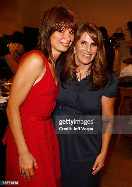 Actress Mary Lynn Rajskub and Entertainment Director of Cosmopolitan Tracy Shaffer at the Cosmopolitan's Fun Fearless Shopping Night In Honor of...