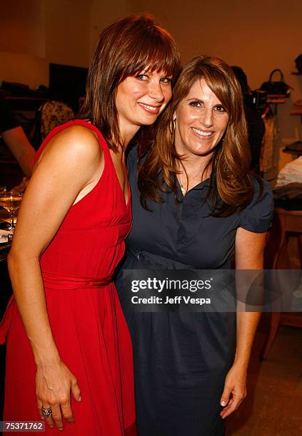 Actress Mary Lynn Rajskub and Entertainment Director of Cosmopolitan Tracy Shaffer at the Cosmopolitan's Fun Fearless Shopping Night In Honor of...