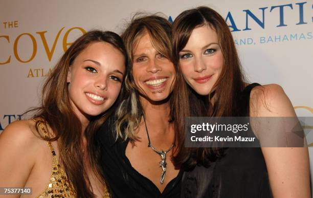 Chelsea Tallarico, her father Steven Tyler and daughter Liv Tyler.