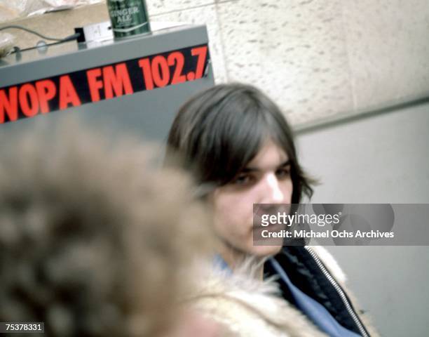 Singer/Songwriter Gram Parsons gets an interview on WOPA-FM 102.7 in March 1969 in Chicago, Illinois.