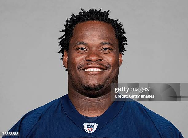 Melvin Fowler of the Buffalo Bills poses for his 2007 NFL headshot at photo day in Orchard Park, New York.