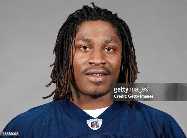 Marshawn Lynch of the Buffalo Bills poses for his 2007 NFL headshot at photo day in Orchard Park, New York.