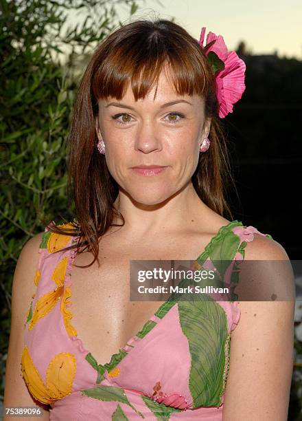 Actress Christine Elise arrive at the In Defense of Animals-Africa Presents Born To Be Wild at the Bernheim Estate on July 12, 2007 in Beverly Hills,...