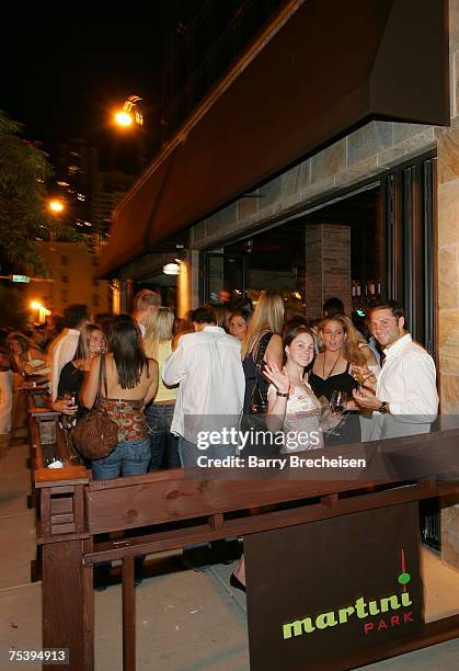 Martini Park opens their new Nightclub in Chicago with special musical guest, Jim Belushi & The Sacred Hearts on July 12, 2007 in Chicago.