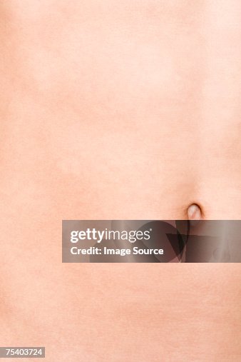 Close up of a navel Close up of a navel