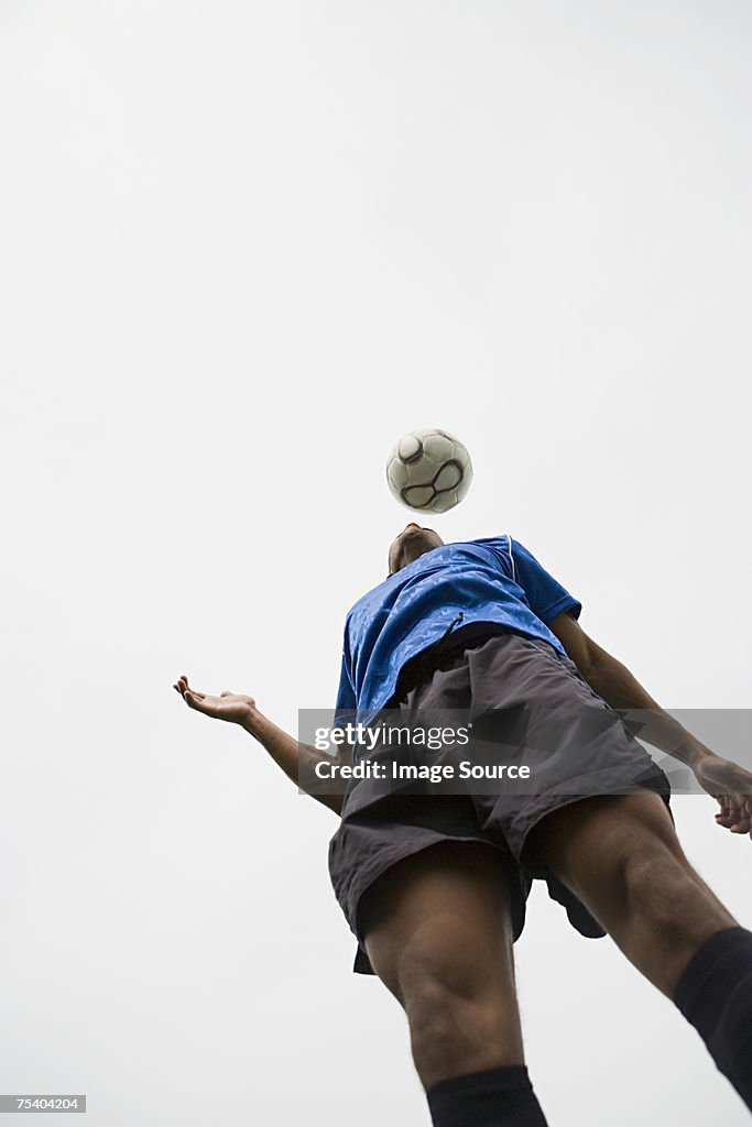 Man playing football