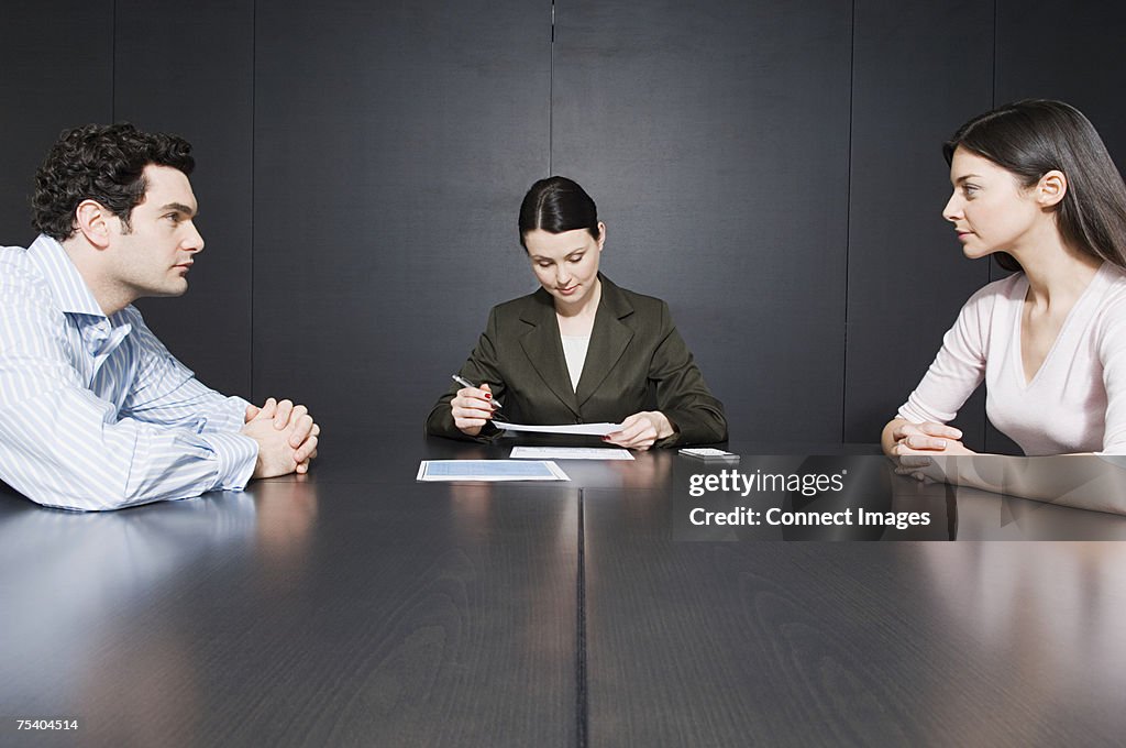 Couple divorcing