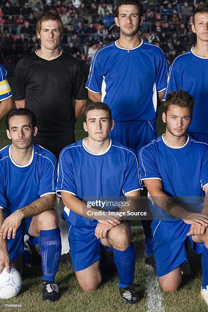 Portrait of a football team