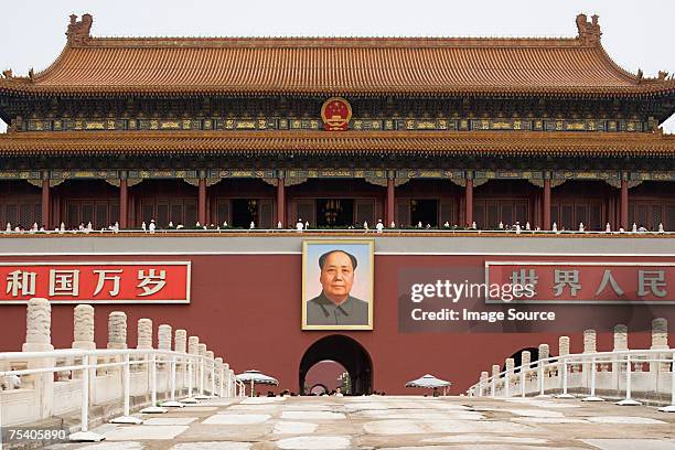 forbidden city - communism stockfoto's en -beelden